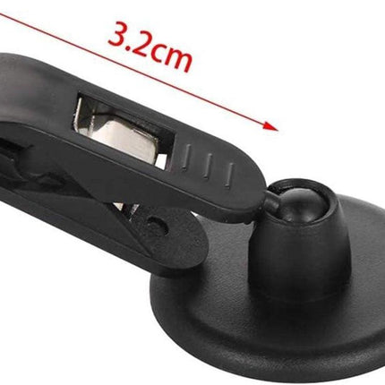 Set of 2 car windshield parking ticket holders - clip-on memo holder for cars, vans and caravans - self-adhesive ticket clips.