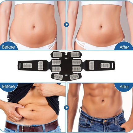 Abdominal Trainers - Abdominal Muscles - Rechargeable - Slimming Belt - Electrical ABS Stimulator - Professional Arm and Leg Belt - Training Equipment for Home, Office and Gym.