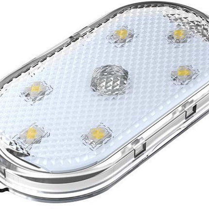 LED Car Lights - LED Car Lighting - 1 Pack - LED Interior Car Lighting - 7 Color Ambient Car Lighting - USB Rechargeable Car Reading Lights - Portable.