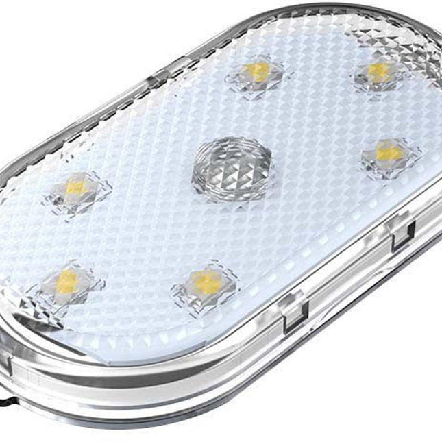LED Car Lights - LED Car Lighting - 1 Pack - LED Interior Car Lighting - 7 Color Ambient Car Lighting - USB Rechargeable Car Reading Lights - Portable.