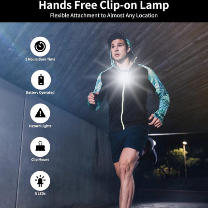 Running light - Chest lamp - Running chest lamp - Chest walker - USB rechargeable.
