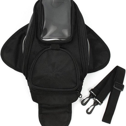 Black Phone Handlebar Tank Bag.