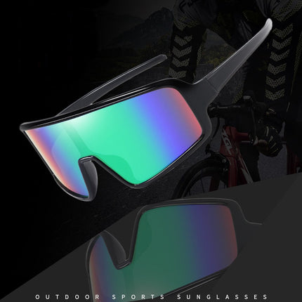 Sport Sunglasses - Green - Extra Large Frame - Cycling Glasses, Sports Glasses.