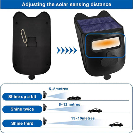Driveway alarm - Entry detector - Solar driveway alarm - Motion detector - Wireless = Security - Wireless solar driveway alarm - Motion detector - Doorbell - DIY security system - (1 sensor and 2 doorbells).