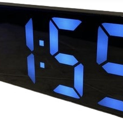 Klok Digital Deluxe - Bedroom - Sound Sensor - Wekker - Black - USB - Battery - LED Wit.