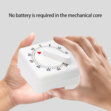 Kitchen Timer - Analog Kitchen Timer - Mechanical Kitchen Timer - 60 Minutes - Kitchen Gadget - Timer - Cooking Timer - Kitchen Tool - Suitable for Baking, Pastry, Cooking Eggs - Black.