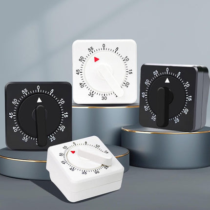 Kitchen Timer - Analog Kitchen Timer - Mechanical Kitchen Timer - 60 Minutes - Kitchen Gadget - Timer - Cooking Timer - Kitchen Tool - Suitable for Baking, Pastry, Cooking Eggs - Black.