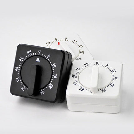 Kitchen Timer - Analog Kitchen Timer - Mechanical Kitchen Timer - 60 Minutes - Kitchen Gadget - Timer - Cooking Timer - Kitchen Tool - Suitable for Baking, Pastry, Cooking Eggs - Black.
