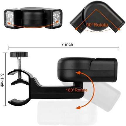 Grill lighting, Grill accessories, Bright double lamp, Cooking grill circulation light.