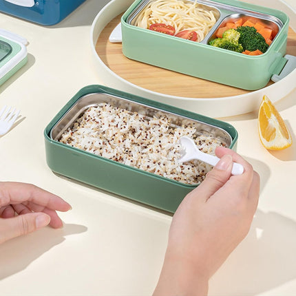 Lunch boxes - lunch box for adults - lunch box for children - lunch box with compartments - stackable lunch box - leakproof lunch container - 1600ML - with 2 layers - for children, adults, students (vegetables).
