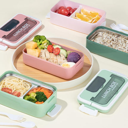 Lunch boxes - lunch box for adults - lunch box for children - lunch box with compartments - stackable lunch box - leakproof lunch container - 1600ML - with 2 layers - for children, adults, students (vegetables).