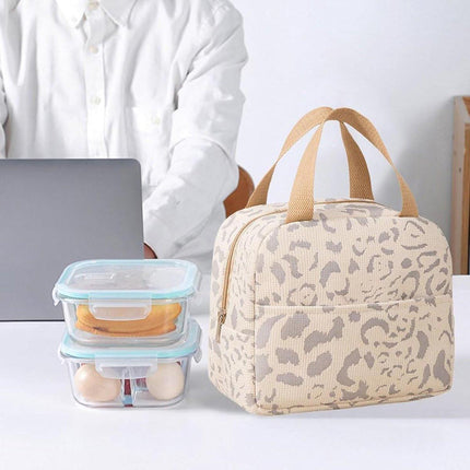Children's Lunch Bag - Reusable Lunch Bag - Lunch Bag - Lunch Bag for Boys and Girls - Mini Insulated Bag 6L - Small Insulated Picnic Bag - For Work, School, Picnics and Travel (Beige).
