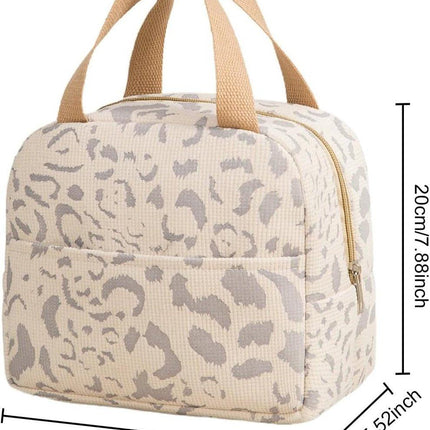 Children's Lunch Bag - Reusable Lunch Bag - Lunch Bag - Lunch Bag for Boys and Girls - Mini Insulated Bag 6L - Small Insulated Picnic Bag - For Work, School, Picnics and Travel (Beige).