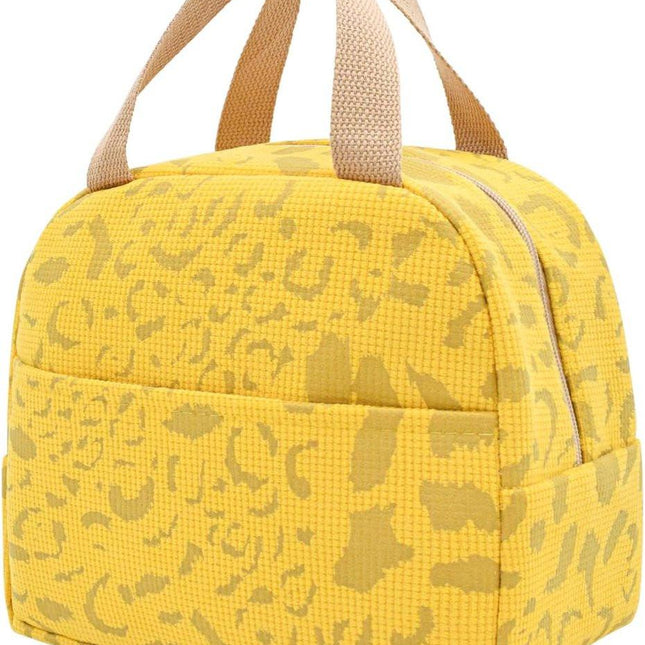 Children's Lunch Bags - Reusable Lunch Bag - Lunch Bags - Lunch Bags for Women and Men - Mini Insulated Bag 6L - Small Insulated Picnic Bag - For Work, School, Picnics and Travel (Yellow).