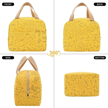 Children's Lunch Bags - Reusable Lunch Bag - Lunch Bags - Lunch Bags for Women and Men - Mini Insulated Bag 6L - Small Insulated Picnic Bag - For Work, School, Picnics and Travel (Yellow).