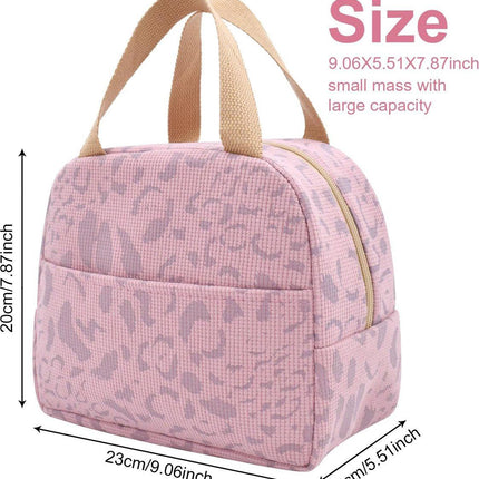 Children's Lunch Bags - Reusable Lunch Bag - Lunch Bags - Lunch Bags for Women and Men - Mini Insulated Bag 6L - Small Insulated Picnic Bag - For Work, School, Picnics and Travel (Pink).