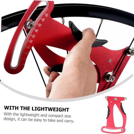 Spoke Tension Meter - Bicycle Spoke Tools - Spoke Tensioner - Portable Tension Meter - Wear-Resistant for Accurate Bicycle Measurement - Compatible with Bladed Spokes - Durable Construction.