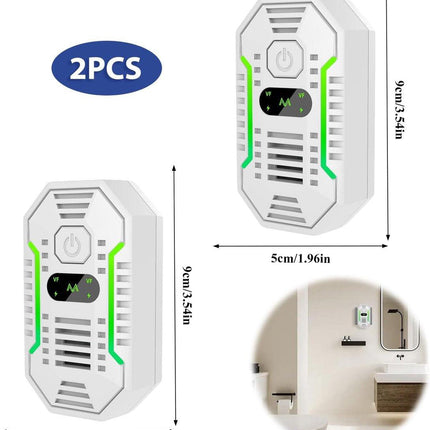 Air purifier - Plug-in negative ion air purifier - Home air purifier - Deodorizer - Ionizer - For pets, bathroom, office, bedroom - Wit.
