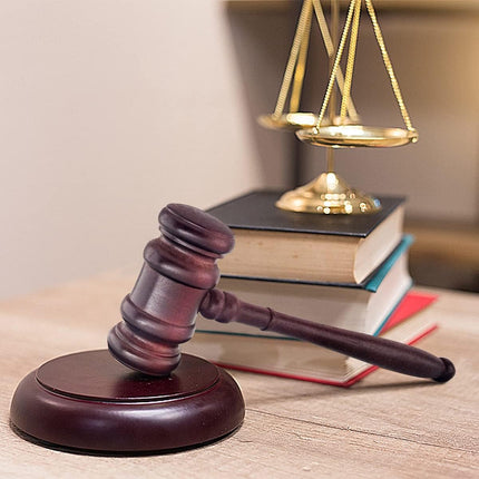 President's gavel - Wooden gavel - President's gavel with striking block - Auction gavel.