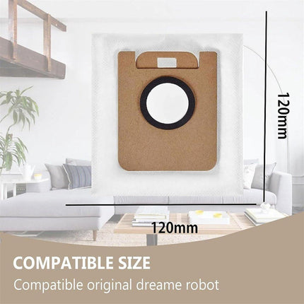 Vacuum cleaner bags - Eco-friendly vacuum cleaner bags - Practical vacuum cleaner bags - 8 reusable vacuum cleaner bags - Replacement parts for robot vacuum cleaners.