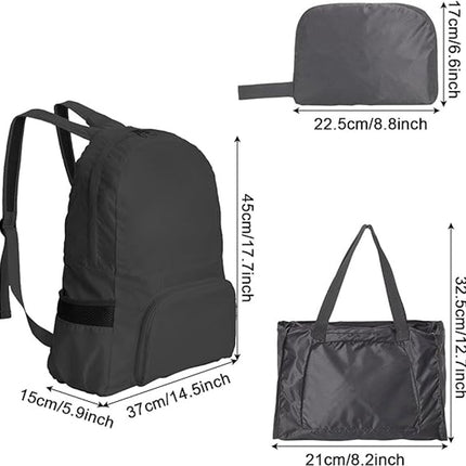 Backpack - Backpack - Bag - Backpacks - 25L Ultralight Foldable Backpack - Waterproof and Durable - Unisex - Suitable for Camping, Hiking, Travel, Walking, Cycling and Outdoor Shopping.