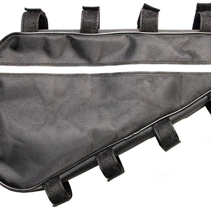 Bicycle bag - Driehoek bag for electric mountain bike battery - Waterproof Oxford cloth box - Large modification - Bicycle box - Bicycle storage tool set (39 x 36 x 22 cm).