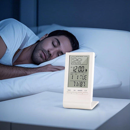 Weather Station - Thermometer - Hygrometer - Indoor/Outdoor Digital Weather Station with Radio-Controlled Clock, Trend Display and Date/Day of the Week - Smart Thermometer for Home and Office.