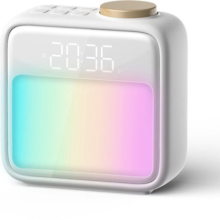 Wekker - Digital Alarm Clock - Alarm Clocks - Night Light - Wekker bedroom alarm clock with built-in battery - 6 scenes and noise synchronization - Dual alarm and snooze function - Perfect for deep sleepers - Gift for children and teenagers.