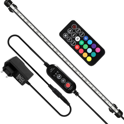 RGB Aquarium Light with Controller - Length 48.5 cm - 5.4 Watt - Aquarium Lamp - Aquarium Lamp - Aquarium Lamp - Dimmable.