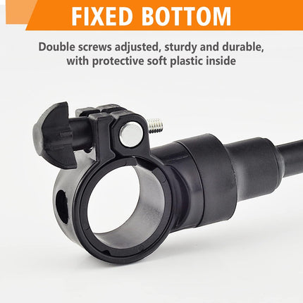 2-Piece Convex Bicycle Mirrors - Universal HD Handlebar Mirrors with 360-Degree Rotation and Wider Field of View for Bicycles and Electric Bikes.