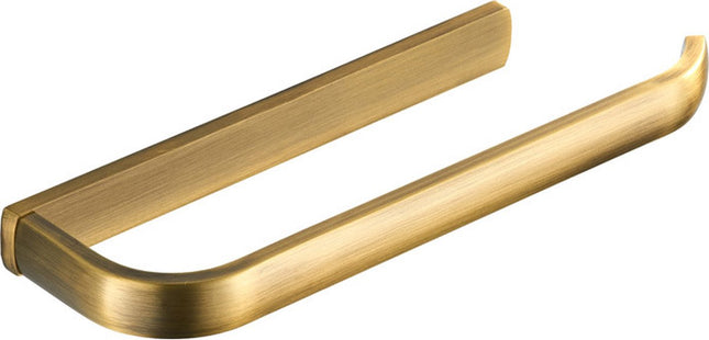 Brushed brass wall-mounted towel rail, 1 piece, for bathroom, 29 cm, bathroom accessory.
