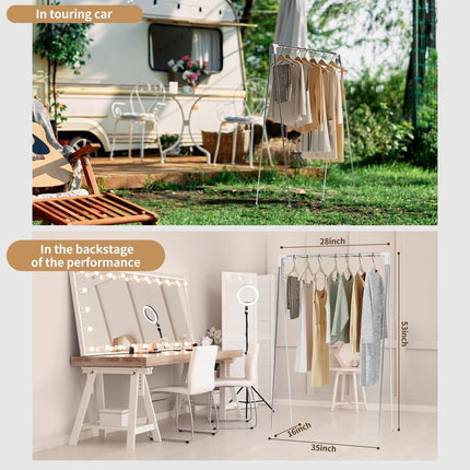 Travel clothes hanger - folding clothes hanger - clothes rack - Wasrek folding clothes rack - suitable for travel - folding clothes rack - freestanding clothes drying rack - drying tower - clothes drying rack - bathroom/balcony/indoor/outdoor.