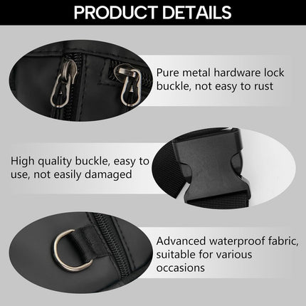 Fanny pack - Men's fanny pack - Women's fanny pack - Waterproof tactical leg bag - Fanny pack - Multifunctional motorcycle bag for men and women - Travel, camping, running, cycling.