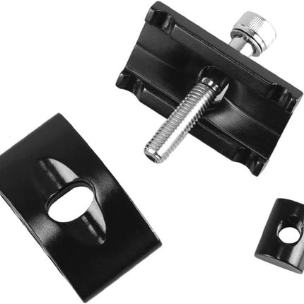Bicycle seatpost clamp with single pin - Bicycle seat tube clamp, seat tube repair head - Black.