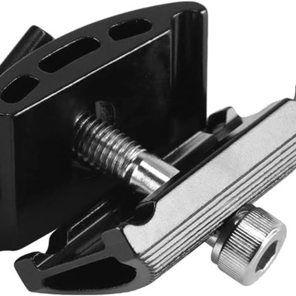 Bicycle seatpost clamp with single pin - Bicycle seat tube clamp, seat tube repair head - Black.