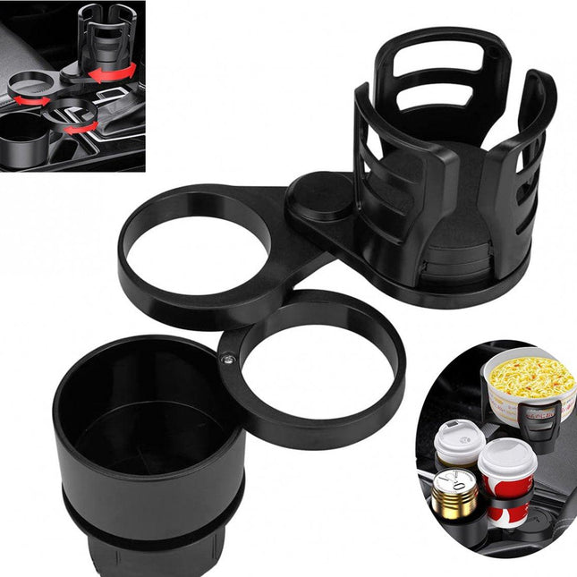 Universal 4-in-1 Car Organizer - Car Seat Organizer - Cup Holder - Drink Holder - Can and Bottle Holder - Car Accessories - High Quality - Coffee Holder - Foldable - Sturdy and Durable - Car Travel.