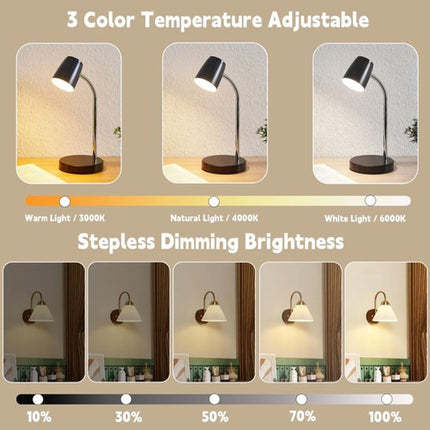 Set of 2 USB rechargeable bulbs with remote control - Battery-operated lamp bulbs - Rechargeable RGB color-changing bulbs - 12 color temperatures - Adjustable brightness - Wireless night light - 800 lm.
