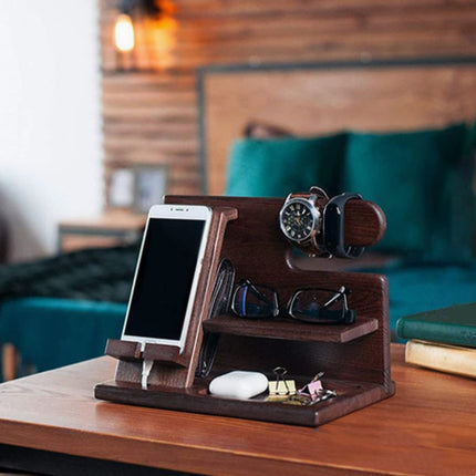 Phone stand - organizer - jewelry holder - desk organizer - gift for men - for cell phones, gifts for him, husband, bedside table, gifts.