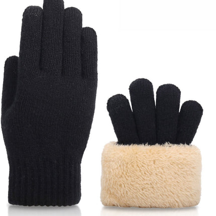 Gloves - Winter Gloves - Heated Gloves - Thermal Gloves - Men's Wool Gloves - Women's Winter Gloves - Thick Cashmere Warm Gloves - Touchscreen Compatible - Outdoor Sports Gifts for Men and Women.
