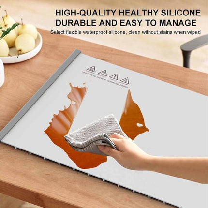 250W roll-up electric hot plate with 8 temperature settings and a 6-hour timer, for buffets, made of waterproof silicone, black.