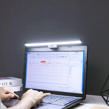 Clip-on desk lamp - 3 LED levels - Clip-on reading lamp - Black.