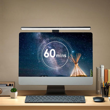 Clip-on desk lamp - 3 LED levels - Clip-on reading lamp - Black.