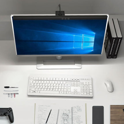Clip-on desk lamp - 3 LED levels - Clip-on reading lamp - Black.