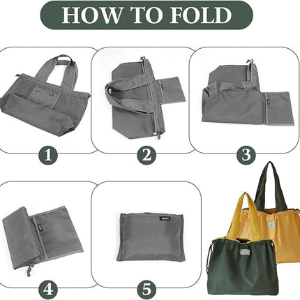 tote bag, shopping bag, foldable shopping bag, set of 2 shopping bags, washable drawstring shopping bag, foldable shopping bag, large tote bag, reusable nylon, foldable shopping bag, camping bag.