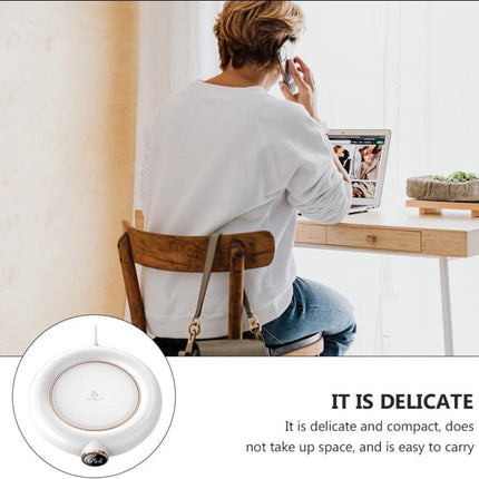 Cup or mug warmer - Heating plate - Coffee cup warmer - Tea cup warmer - Thermal heating plate - Heated coaster - USB coffee warmer for home, office or study use - Wit.