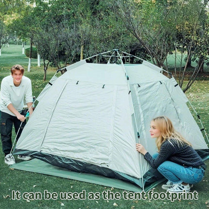 Waterproof camping tarp 2x1.5m - With rings - Heavy-duty groundsheet for tents, outdoor  - ets and hammocks.