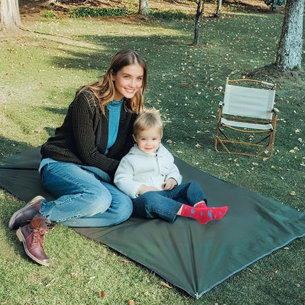 Waterproof camping tarp 2x1.5m - With rings - Heavy-duty groundsheet for tents, outdoor  - ets and hammocks.