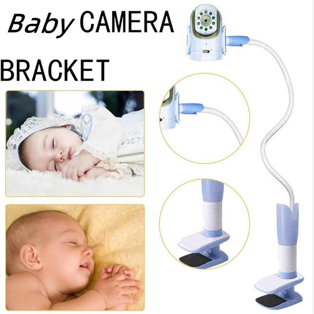 camera mount, camera mount, baby monitor mount with 3 straps, no drilling required, flexible and adjustable, universal baby monitor mount, compatible with most baby monitors (Wit)..