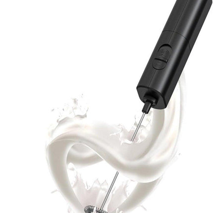 Milk Frother - Milk Frothers - Manual Milk Frother - Electric Milk Frother - Functional Electric Milk Frother - Portable Electric Milk Frother - With Whisk - For Coffee, Matcha, Latte and Cappuccino.