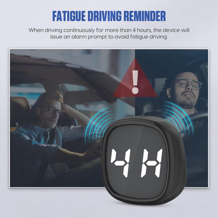 Speedometer - Digital GPS Speedometer - Head-up Display - KMH/MPH - With driver fatigue alert and speed warning - For all vehicles.